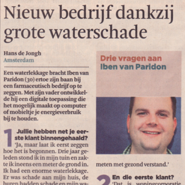 Nieuw bedrijf dankzij grote waterschade